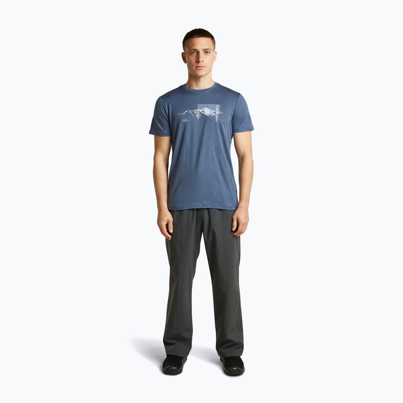Tricou termoactiv pentru bărbați Icebreaker Merino 150 Tech Lite Pure Altitude Dawn 2
