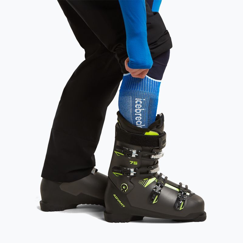 Șosete de schi pentru bărbați Icebreaker Merino Ski+ lazuri/snow/midnavy 5