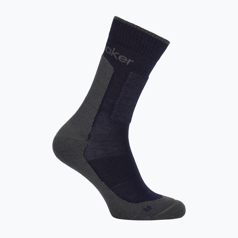 Șosete pentru bărbați Icebreaker Merino Hike+ Medium Crew midnight navy/obsidian 2