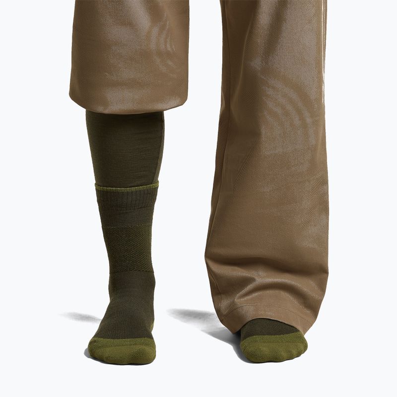 Șosete pentru bărbați Icebreaker Merino Hike+ Medium Crew dark loden/sphagnum 3