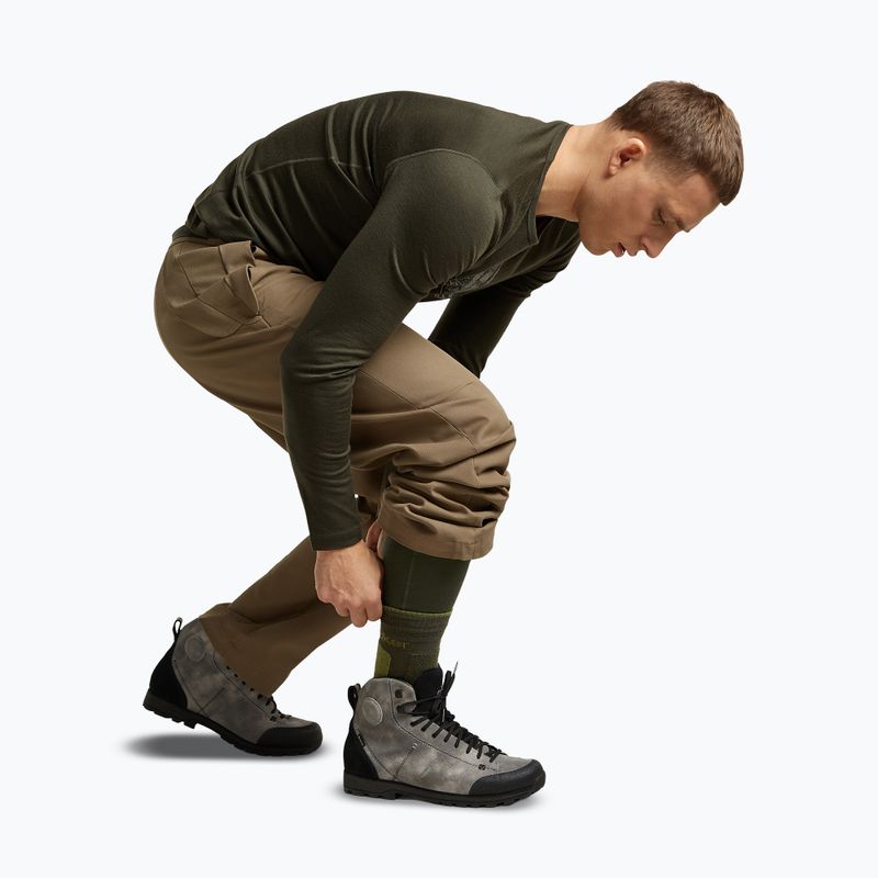 Șosete pentru bărbați Icebreaker Merino Hike+ Medium Crew dark loden/sphagnum 5
