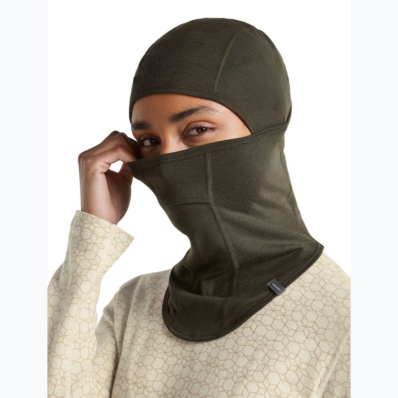 Cagulă icebreaker Oasis Balaclava dark loden 8