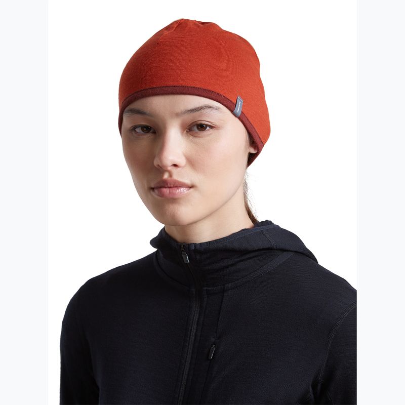 Căciulă icebreaker Merino 200 Oasis Reversible Beanie agate/port 12