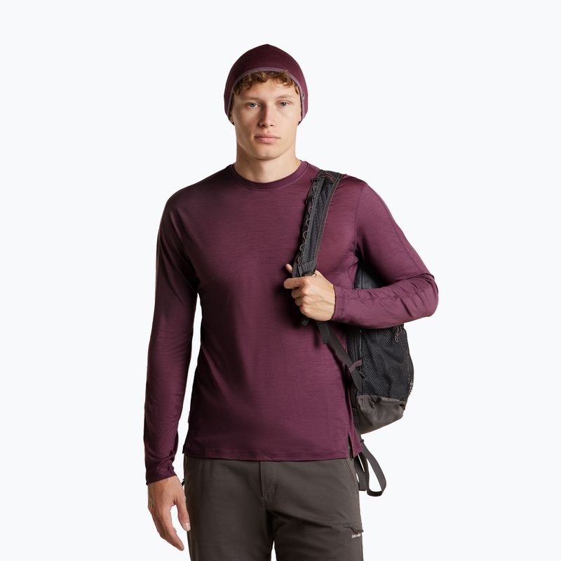 Căciulă icebreaker Merino 200 Oasis Reversible Beanie berry/grey plum 5