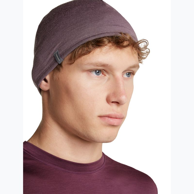 Căciulă icebreaker Merino 200 Oasis Reversible Beanie berry/grey plum 8
