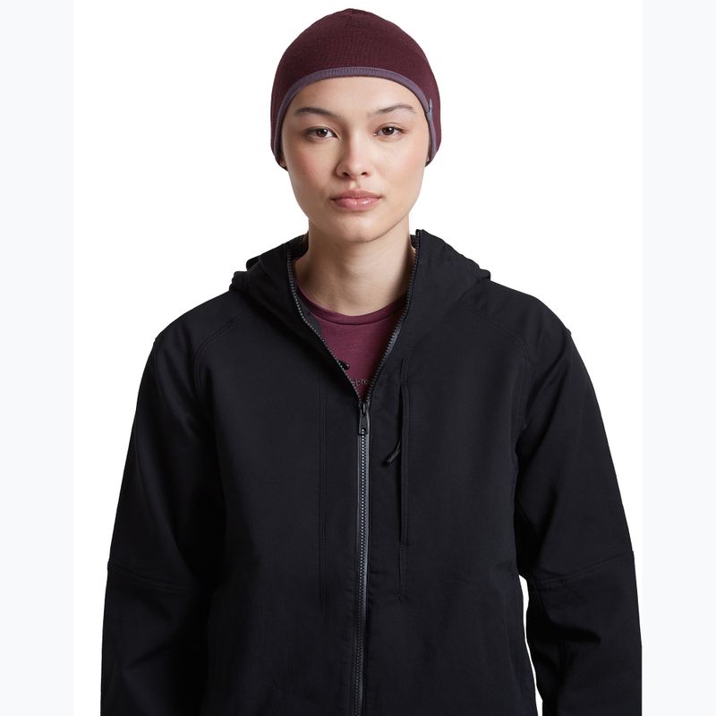 Căciulă icebreaker Merino 200 Oasis Reversible Beanie berry/grey plum 9