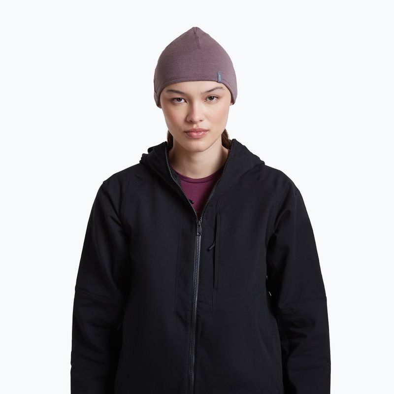 Căciulă icebreaker Merino 200 Oasis Reversible Beanie berry/grey plum 10