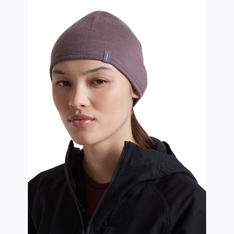 Căciulă icebreaker Merino 200 Oasis Reversible Beanie berry/grey plum 12