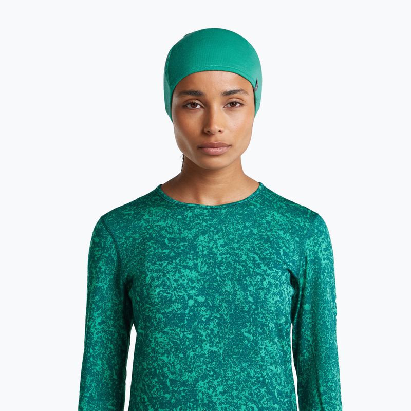 Căciulă icebreaker Merino 200 Oasis Reversible Beanie tidal teal/fresh 10