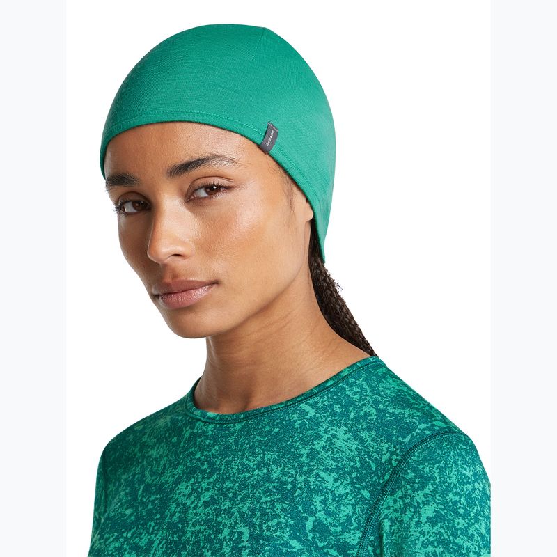 Căciulă icebreaker Merino 200 Oasis Reversible Beanie tidal teal/fresh 12