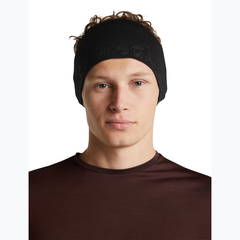 Bentiță icebreaker Merino 260 Tech black 4