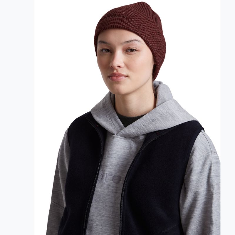 Căciulă de iarnă icebreaker Merino All Day Toque Beanie port/bittersweet 6