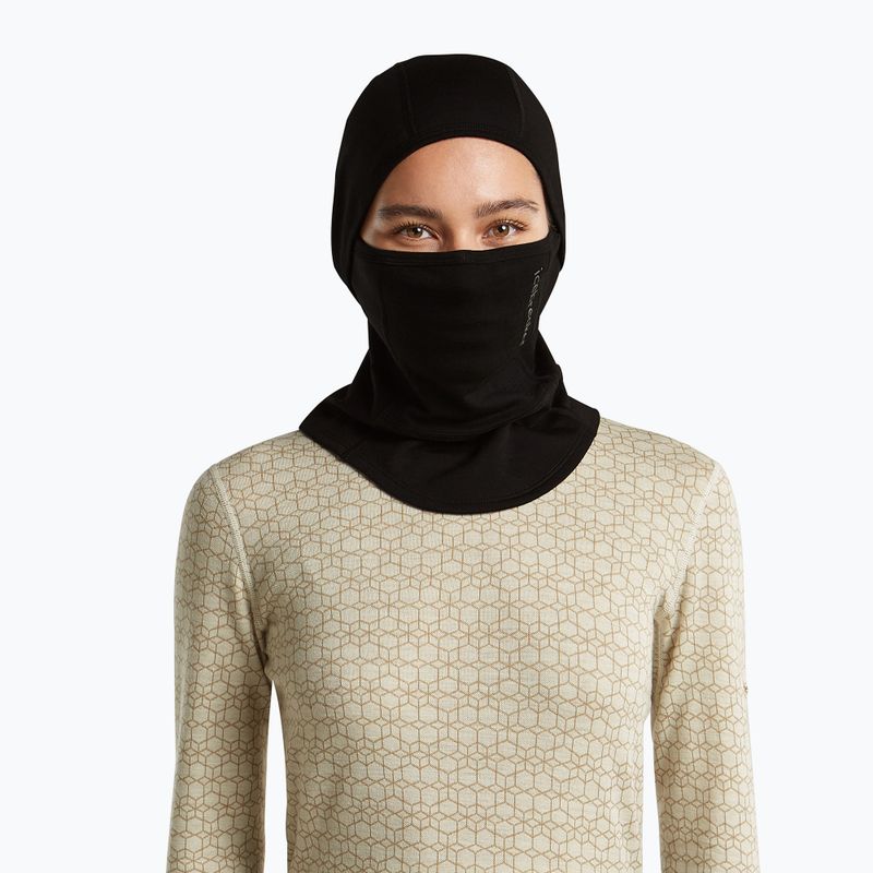 Cagulă Icebreaker Merino 360 RealFleece Elemental Balaclava black 7