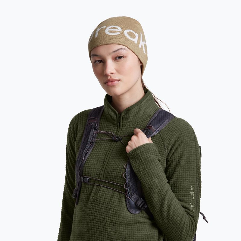 Căciulă de iarnă icebreaker Merino Icebreaker Beanie cumin/ecru heather 6