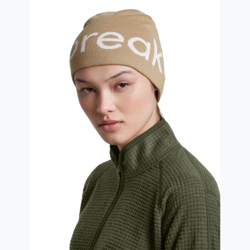 Căciulă de iarnă icebreaker Merino Icebreaker Beanie cumin/ecru heather 7