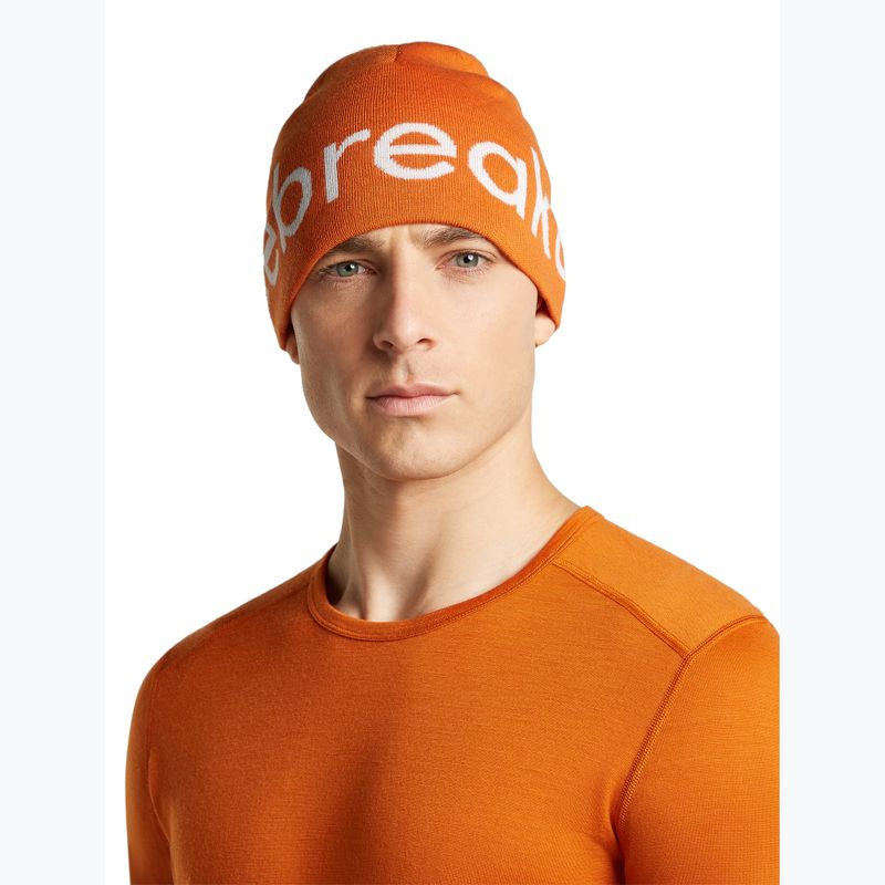 Căciulă de iarnă icebreaker Merino Icebreaker Beanie spice/ecru heather 3