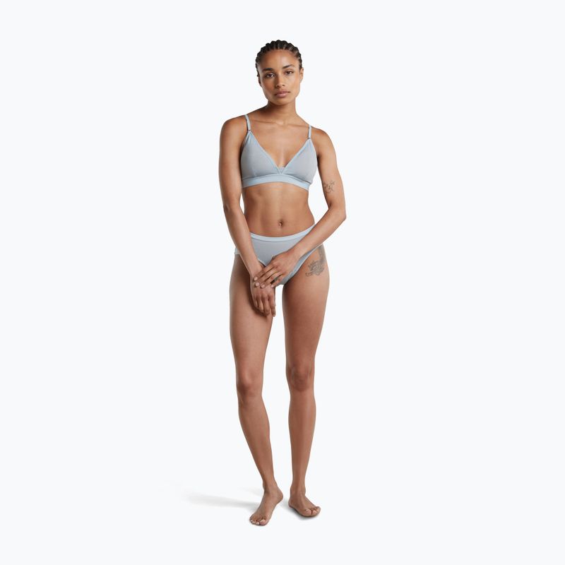 Sutien termoactiv icebreaker Merino 150 Siren Bra Inserts zinc blue 3