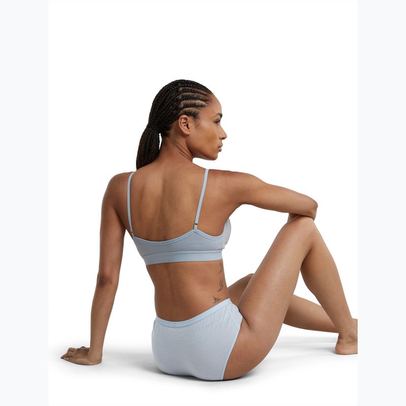 Chiloți termoactivi pentru femei Icebreaker Siren Hipkini zinc blue 5
