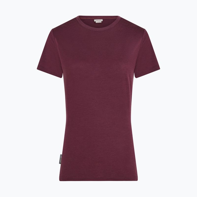 Tricou de trekking pentru femei icebreaker Merino 150 Tech Lite III dark berry 7