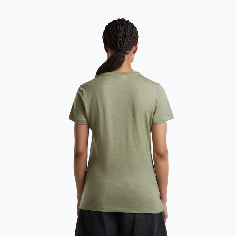 Tricou termoactiv pentru femei Icebreaker Merino 150 Tech Lite Peaceful Pass Lichen 3