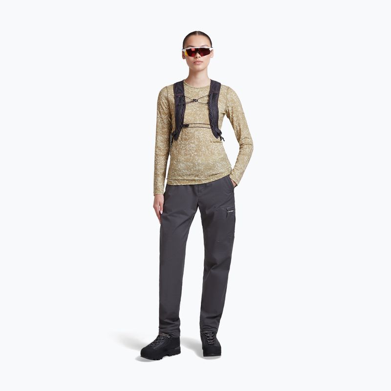 Longsleeve pentru femei icebreaker Merino 200 Oasis Crewe Moss Bloom cumin/undyed/aop 2