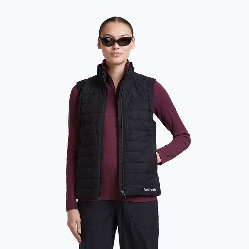 Bluză termoactivă pentru femei Icebreaker 200 Oasis LS Half Zip dark berry 7