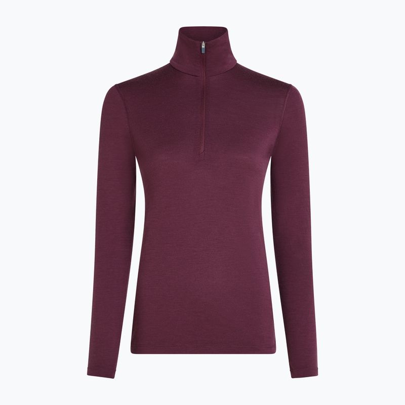 Bluză termoactivă pentru femei Icebreaker 200 Oasis LS Half Zip dark berry 8