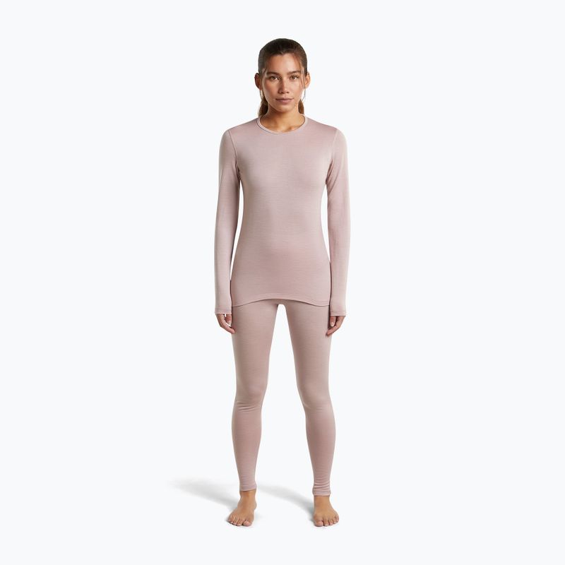 Bluză termoactivă pentru femei Icebreaker 260 Tech Crewe Pink Quartz 4