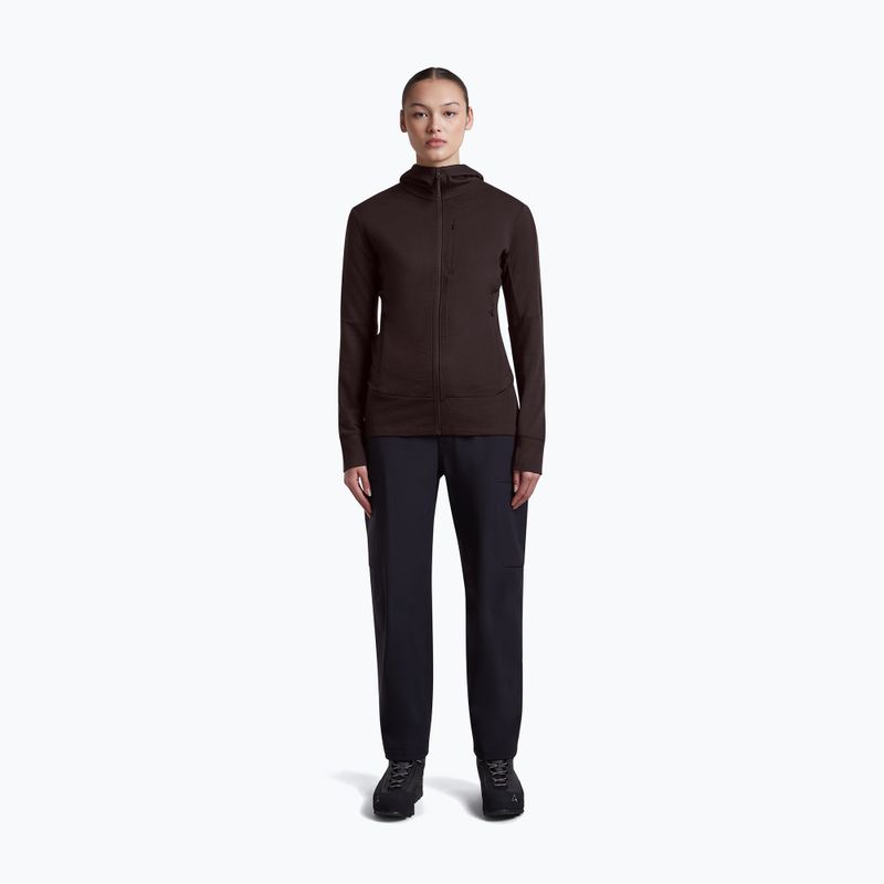Bluză pentru femei Icebreaker Merino 260 Quantum IV LS Zip Hoodie bittersweet 4