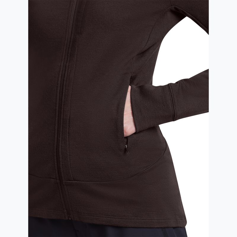 Bluză pentru femei Icebreaker Merino 260 Quantum IV LS Zip Hoodie bittersweet 7