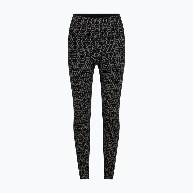 Pantaloni termoactivi pentru femei icebreaker Merino 260 Tech Vertex High Rise black/snow 5