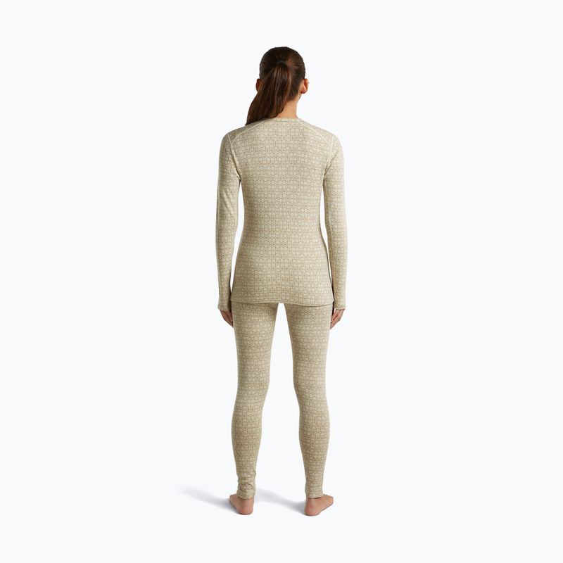 Bluză termoactivă pentru femei Icebreaker Merino 260 Tech Vertex Crewe Undyed/Cumin 4