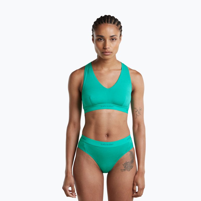 Sutien termoactiv icebreaker Merino 125 Cool-Lite Sprite Racerback fresh 2