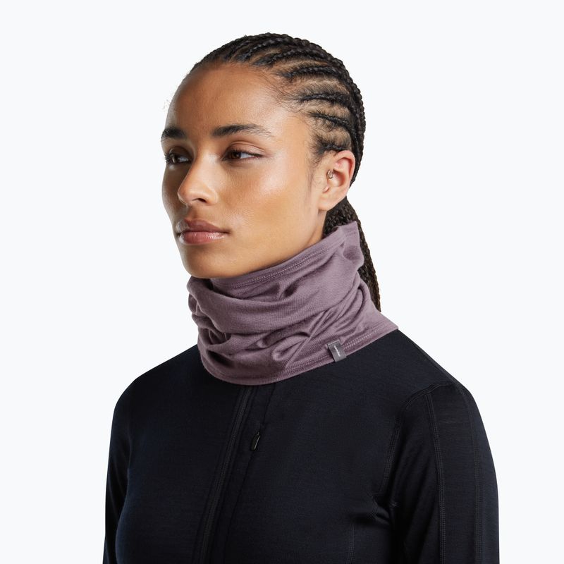 Eșarfă multifuncțională icebreaker Flexi Chute grey plum 6