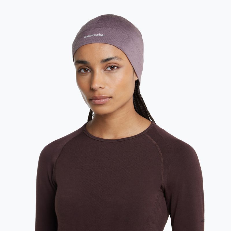 Căciulă de iarnă icebreaker Merino 200 Oasis Beanie grey plum 7