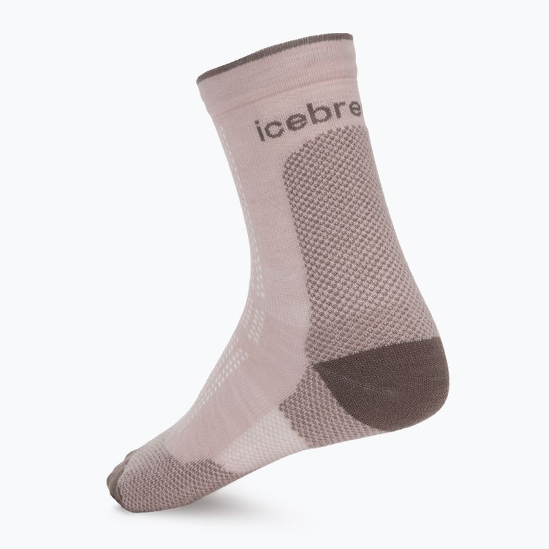 Șosete pentru femei Icebreaker Merino Hike+ Ultralight Quarter pink quartz/porcini 2
