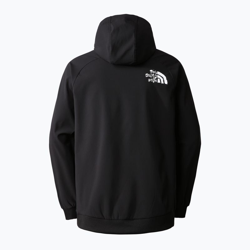 Hanorac de trekking pentru bărbați The North Face Printed Tekno Hoodie negru NF0A7ZUHKY41 11