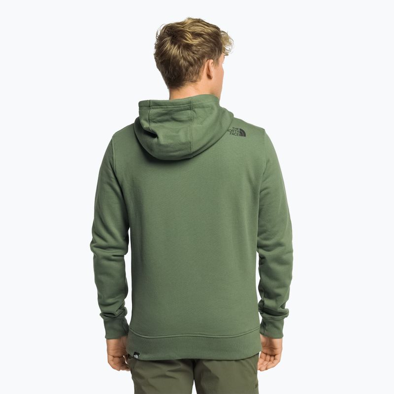Hanorac de trekking pentru bărbați The North Face Simple Dome Hoodie verde NF0A7X1JNYC1 4
