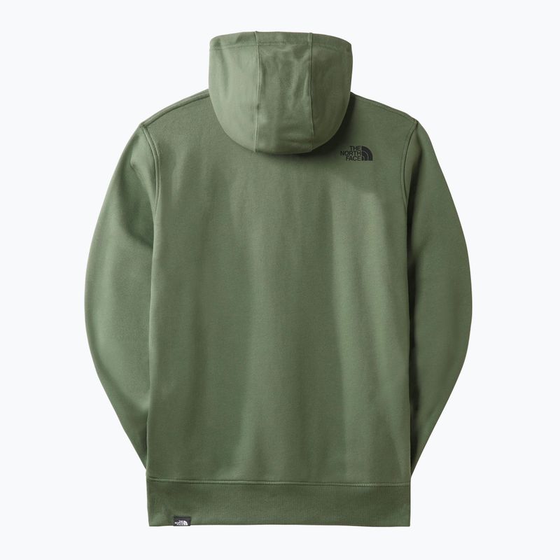 Hanorac de trekking pentru bărbați The North Face Simple Dome Hoodie verde NF0A7X1JNYC1 10