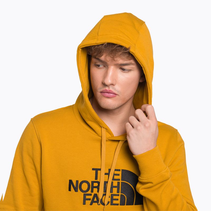 Hanorac de trekking pentru bărbați The North Face Drew Peak Pullover Hoodie galben NF00AHJY76S1 5
