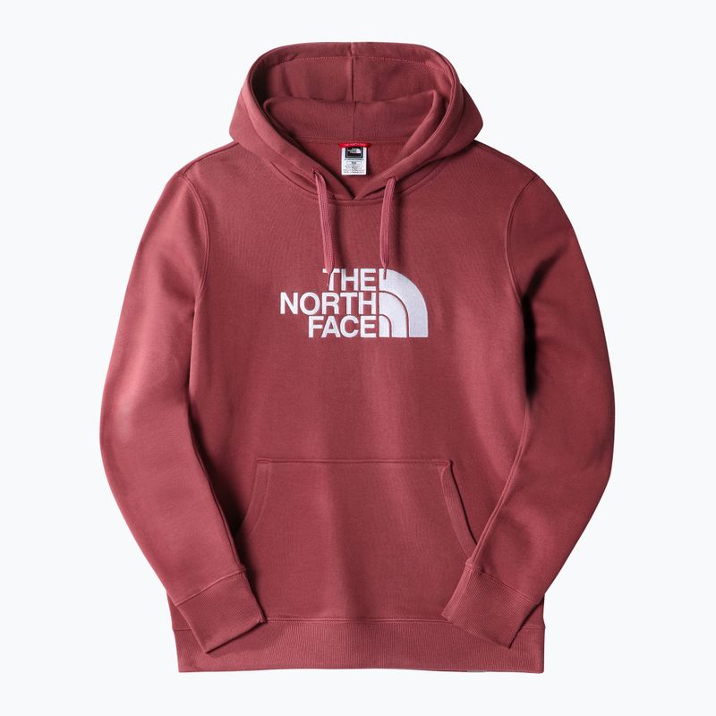 Tricou de trekking pentru femei The North Face Drew Peak Pulover cu glugă cu glugă Wild ginger NF0A55EC6R41 9