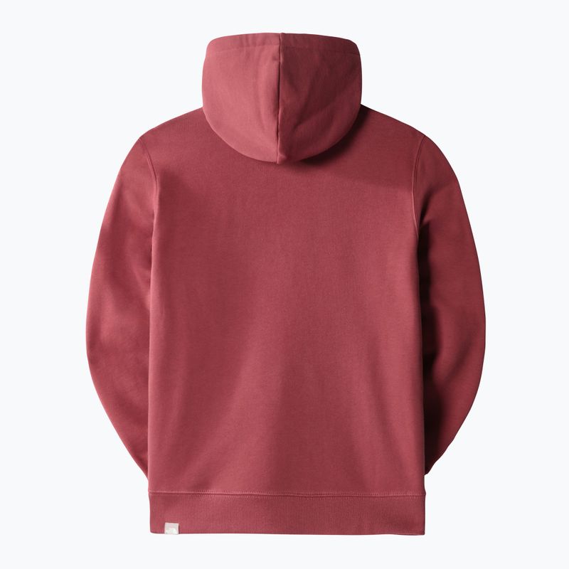 Tricou de trekking pentru femei The North Face Drew Peak Pulover cu glugă cu glugă Wild ginger NF0A55EC6R41 10