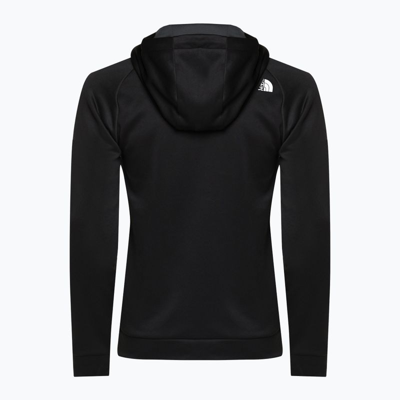 Bluză de trekking pentru bărbați The North Face Reaxion Fleece F/Z Hoodie negru-gri NF0A7Z9OKT01 2