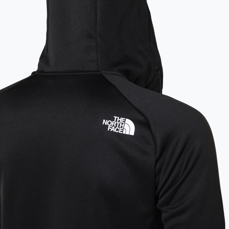 Bluză de trekking pentru bărbați The North Face Reaxion Fleece F/Z Hoodie negru-gri NF0A7Z9OKT01 5