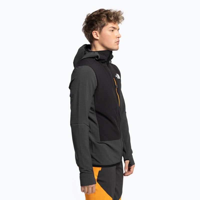 Bărbați The North Face Dawn Turn Hybrid Ventrix Midlayer gri NF0A7Z8QMN81 Ski Sweatshirt 3