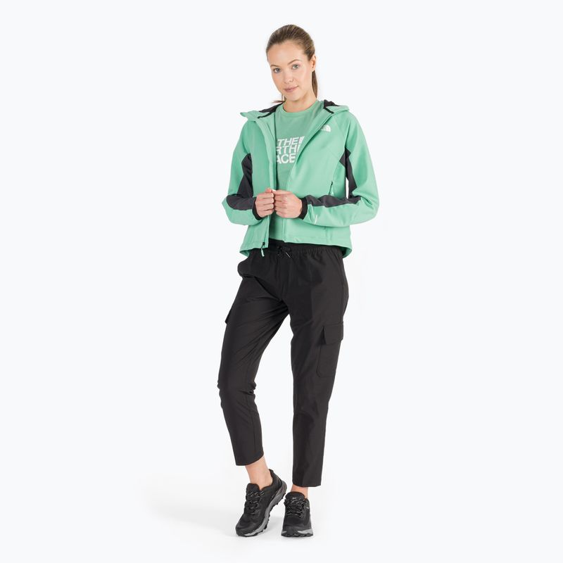 Jachetă softshell pentru femei The North Face AO Softshell Hoodie verde NF0A7ZE990Q1 2