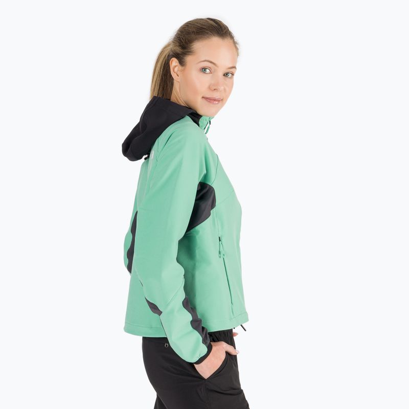 Jachetă softshell pentru femei The North Face AO Softshell Hoodie verde NF0A7ZE990Q1 3