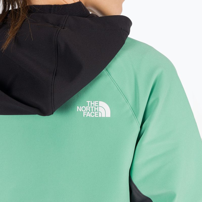 Jachetă softshell pentru femei The North Face AO Softshell Hoodie verde NF0A7ZE990Q1 7