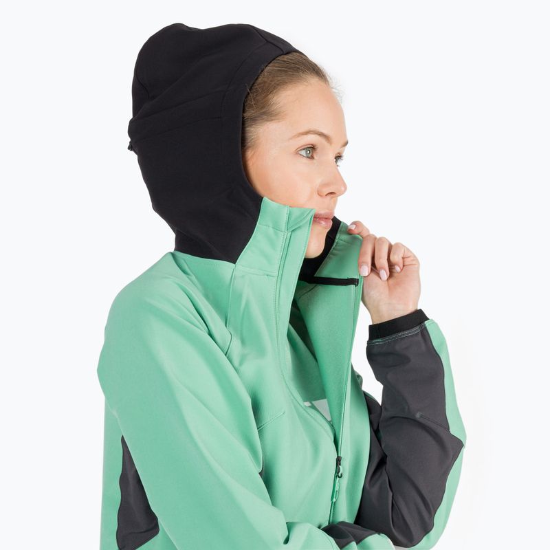 Jachetă softshell pentru femei The North Face AO Softshell Hoodie verde NF0A7ZE990Q1 8