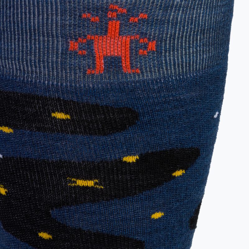Șosete de snowboard Smartwool pentru bărbați Smartwool Snowboard Targeted Cushion Astronaut OTC albastru marin SW001920 șosete de snowboard 3